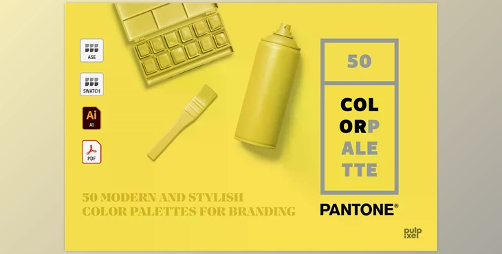 Download 50 Pantone Branding Color Palettes CreativeMarket - 6119891