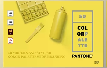 Download 50 Pantone Branding <span class='badge badge-warning'>Color</span> Palettes CreativeMarket - 6119891