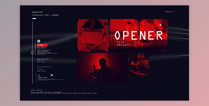 Download Technologic Opener (Videohive 35863589) - AE Project