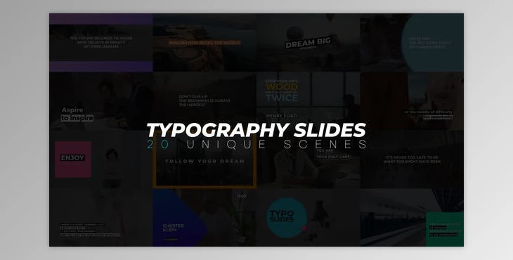 Download Typography Slides (Videohive 35818341) - AE Project