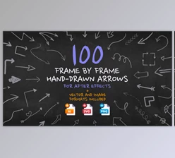 Download Frame By Frame Hand Drawn Arrows (Videohive 34067494) - AE Project