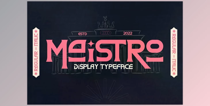 Download Maistro Modern Display Typeface