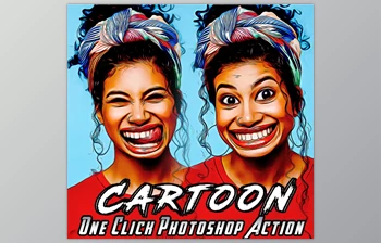 Download Caricature <span class='badge badge-warning'>Cartoon</span> Photoshop Action GraphicRiver - 35230020