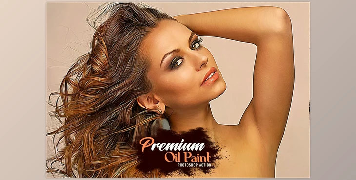 Download Premium Oil Paint Photoshop Action CreativeMarket - 6627873