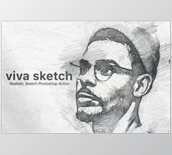 Download Viva Sketch Photoshop Action CreativeMarket - 6788666