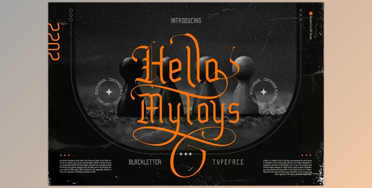 Download Hello Mytoys Blackletter Font