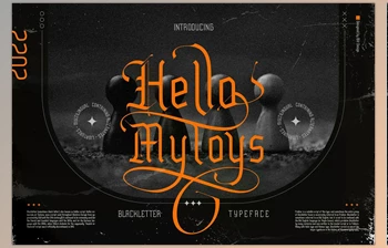 Download <span class='badge badge-warning'>Hello</span> Mytoys Blackletter Font
