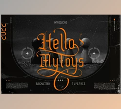 Download Hello Mytoys Blackletter Font