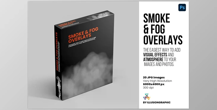 Download Smoke & Fog Overlays – 20 JPG CreativeMarket - 6324671