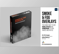 Download Smoke & Fog Overlays – 20 JPG CreativeMarket - 6324671