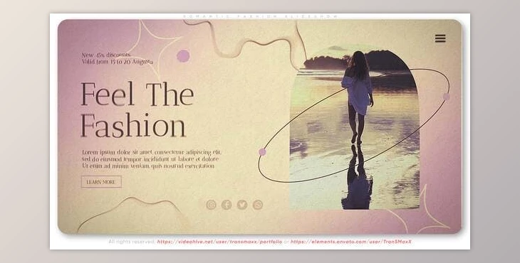 Download Romantic Fashion Slideshow (Videohive 35848875) - AE Project