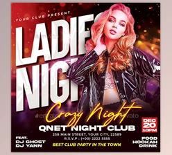 Download Night Party Flyer GraphicRiver - 35116393