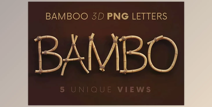 Download Bamboo – 3D Lettering