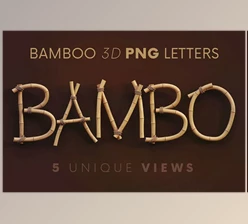 Download Bamboo – 3D Lettering