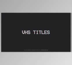 Download Titles // VHS (VideoHive 35769616) - AE Project