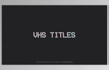 Download Titles // <span class='badge badge-warning'>VHS</span> (VideoHive 35769616) - AE Project