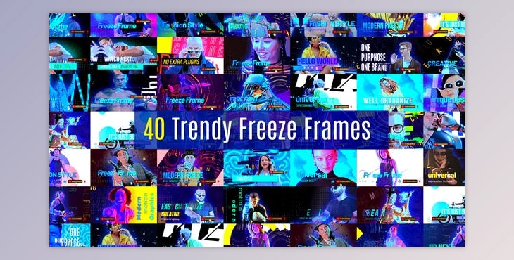 Download Trendy Freeze Frame (VideoHive 34889437) - AE Project