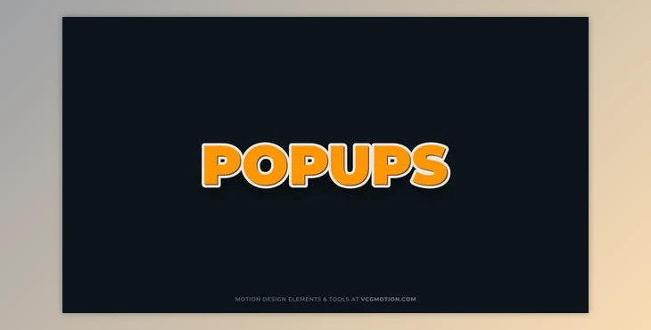 Download Titles // Popups (VideoHive 35831258) - AE Project