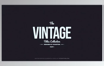 Download Titles // Vintage <span class='badge badge-warning'>I</span> (VideoHive 35889228) - AE Project