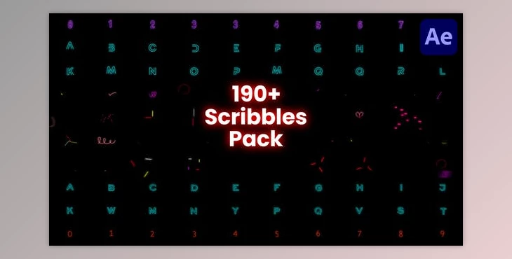 Download Scribble & Alphabet Pack (Videohive 35853459) - AE Project