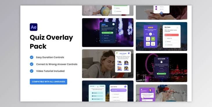 Download Quiz Overlays (Videohive 35849585) - AE Project