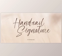 Download Handrail Signature Font - MyFonts