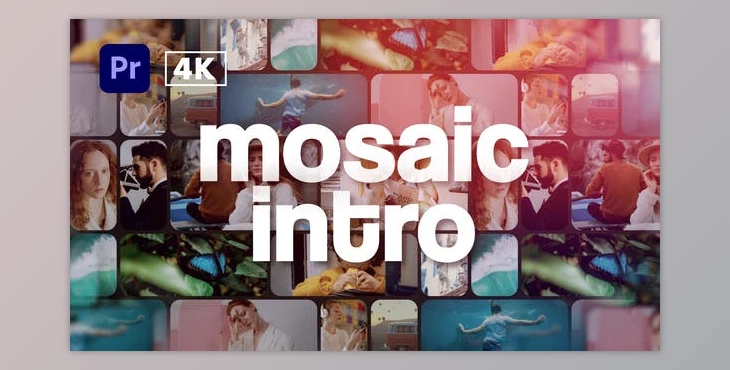 Download Mosaic Multi Photo Intro | Premiere Pro (Videohive 35873322)