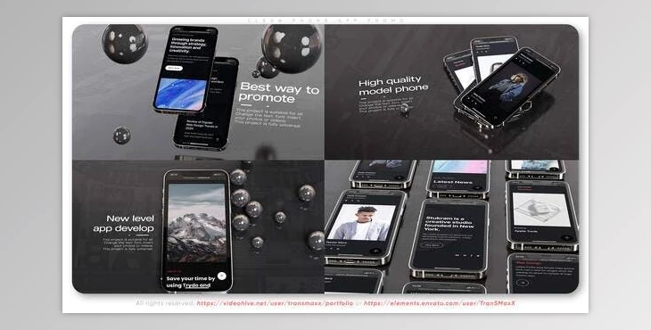 Download Videohive Clean Phone App Promo 35971275