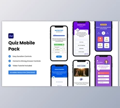 Download Quiz Mobile Pack (Videohive 35849253) - AE Project