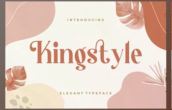 Download Kingstyle <span class='badge badge-warning'>Elegant</span> Serif