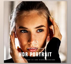 Download HDR Portrait Photoshop Action Graphicriver - 35586915