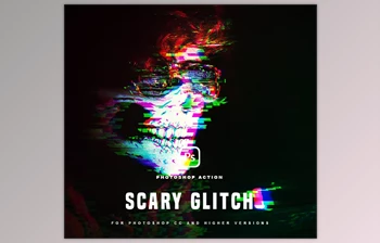 Download Scary <span class='badge badge-warning'>Glitch</span> Photoshop Action Graphicriver - 35771439