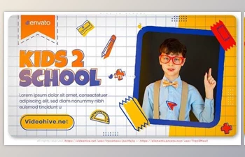 Download <span class='badge badge-warning'>Kids</span> To School (Videohive 35863676) - AE Project
