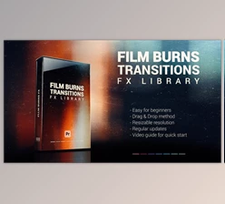 Download Film Burns Transitions & FX Pack (Videohive 35971552) - PR Project