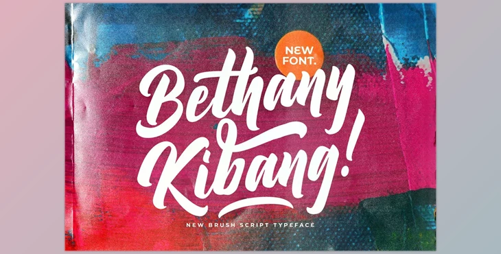 Download Bethany Kibang – Bold Script Font CreativeMarket 5914324