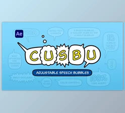 Download Speech Bubbles - Adjustable (Videohive 35972435) - AE Project
