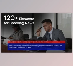 Download Broadcast News Package Animated Titles, Lower Thirds and Lower Bands for Premiere Pro (Videohive 35881515)