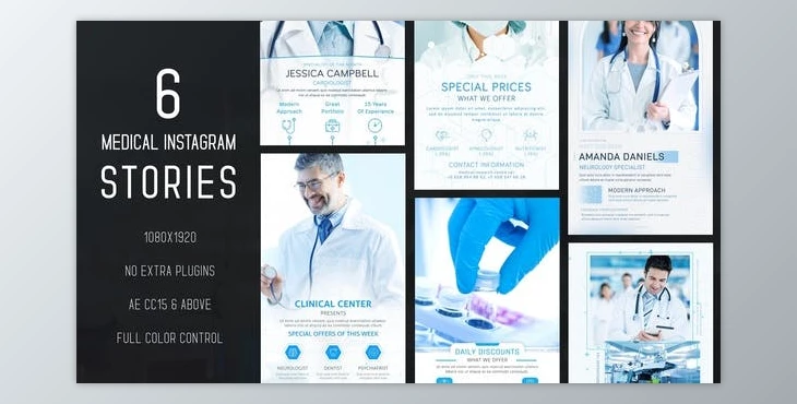 Download Medical Instagram Stories (Videohive 36000945) - AE Project
