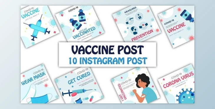 Download Social Media Posts for COVID-19 Vaccine (Videohive 35997106) - AE Project