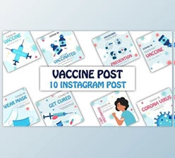 Download Social Media Posts for COVID-19 Vaccine (Videohive 35997106) - AE Project