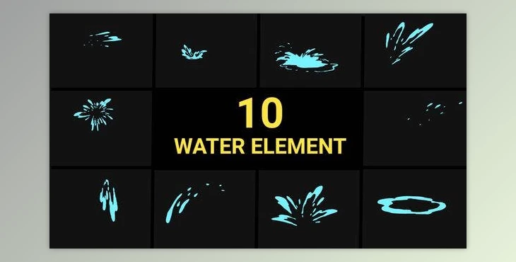 Download Water Element Pack (Videohive 35997037) - AE Project