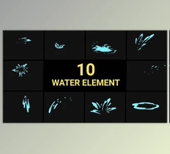 Download Water Element Pack (Videohive 35997037) - AE Project