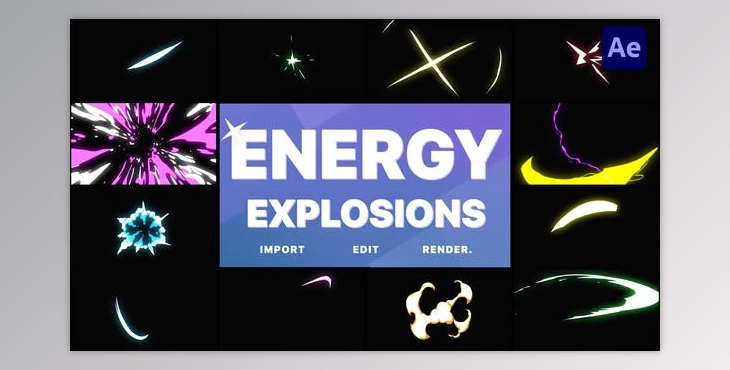 Download NRG and Explosions | After Effects (Videohive 36044094) - AE Project