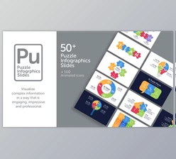 Download Puzzle Infographics Slides (Videohive 35961915) - AE Project