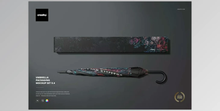 Download Umbrella Packaging Mockup Set v.4 CreativeMarket - 6822383