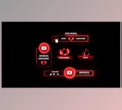 Download Motionarray Youtube Neon Subscribe 587635