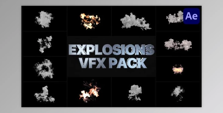 Download VFX Explosions for After Effects (Videohive 36064559) - AE Project