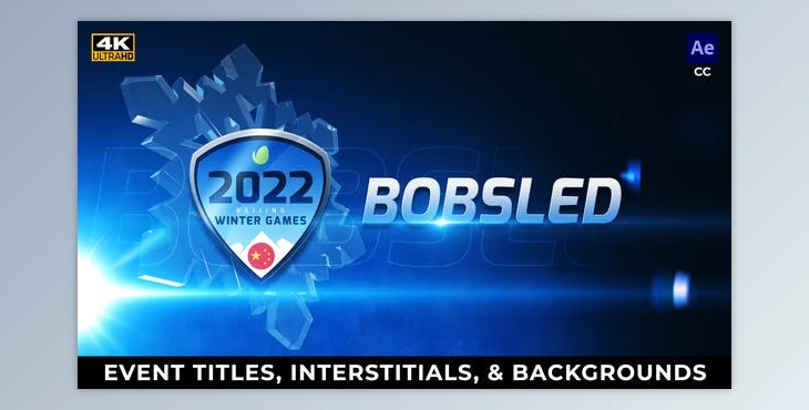 Download 2022 Beijing China Winter Games - Event Title Screens, Interstitials, & Backgrounds (Videohive 36058335) - AE Project