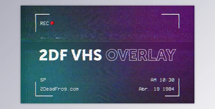 Download 2DF VHS Overlay (Videohive 36056406) - AE Project
