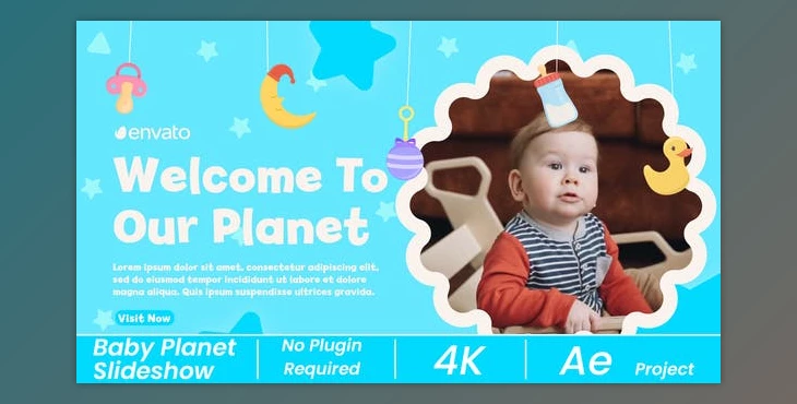 Download Baby Planet Slideshow (Videohive 35980837) - AE Project